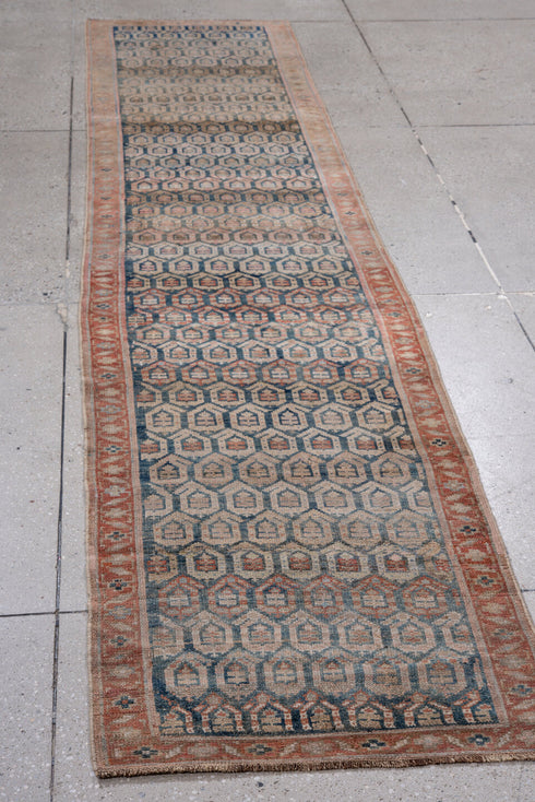 Vintage NW Persian Runner Rug (2' x 10')